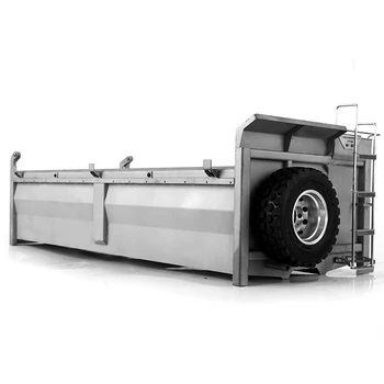 1/14 резервни Части за радиоуправляемого камион 8Х8 Хидравличен цилиндър от неръждаема стомана за модел на самосвала Tamiya Играчки САМ Модифицирани автомобилни аксесоари