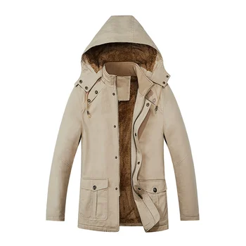 2023 Нова мъжки есенно-зимни модни и Ежедневни търговски ветрозащитная памучен яке-карго с подвижна качулка