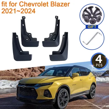 4x за Chevrolet Blazer 2021 2022 2023 2024 Калници, Калници, Защита От пръски, Предните и Задните Колела, Автомобилни Аксесоари