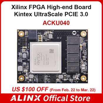 ALINX som ACKU040: Система за дънната платка Xilinx Kintex UltraScale XCKU040 PCIE 3. 0 FPGA Основната на модула KU040