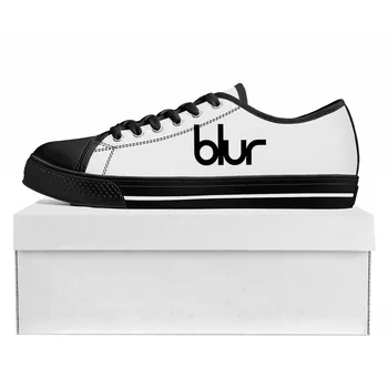 Blur Band рок група поп-ниски висококачествени маратонки мъжки, дамски и юношеските парусиновые маратонки и Ежедневни обувки за двойки по поръчка
