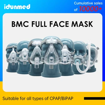 BMC CPAP Полнолицевая Маска S/M/L С Регулируема Скоба за Колан BiPAP За Лечение на Сънна От Хъркане В Спален Апарат
