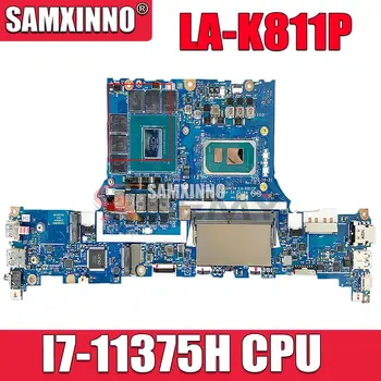 GH47H LA-K811P дънна Платка за лаптоп Acer Triton 300 дънна Платка Процесор: I7-11375H SRKH4 Графичен процесор: GN20-E3-A1 RTX3060 8G NBQBJ11006 Тест ОК