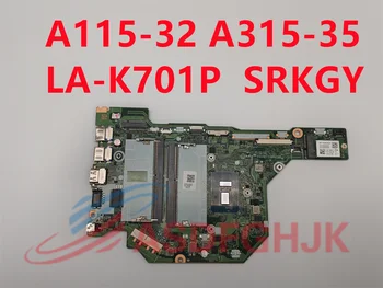 GH5JJ/GH711 LA-K701P За Acer А115 32 A315-35 С процесор SRKGY i5-10210U дънна Платка на лаптоп 100% Напълно Работи Добре