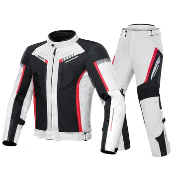 HEROBIKER, водоустойчив мотоциклетът яке, за мъже състезателна яке, носимые мотоциклетни панталони, мотокуртка със защитата на EVA