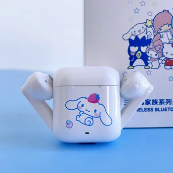 Kawai на Sanrio Безжична Bluetooth Слушалка Здравей Kittys Cinnamoroll Аксесоари Скъпа Красотата Карикатура Аниме Играчка-Подложка за Момичета Подарък