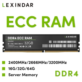 Lexindar ECC Оперативна памет DDR4 16 GB 32 GB 64 GB 2400 Mhz 2666 Mhz, 3200 Mhz ECC Памет Възстановена Сървър Такса Memoria Овни Компютърен Компонент