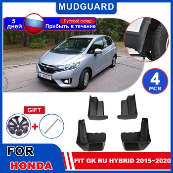 Автомобилни Калници за Honda Fit GK BG Hybrid 2015 ~ 2020 Г. 2016 Г. 2017 Авто Калници Крило калник на задно колело Калници Защита на Кутията Аксесоари