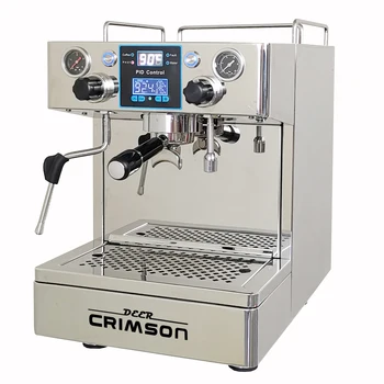 Гореща разпродажба, семейно и търговско полуавтоматична машина за еспресо-кафе лате от неръждаема стомана, персонализирана с машина