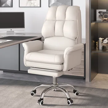 Ергономичен офис стол за геймъри, професионално луксозен стол с възможност за сгъване на облегалката в скандинавски стил, индивидуални мебели Silla Ordenador, офис стая
