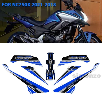За Honda NC750X NC 750X NC 750 X Етикети на Лигавицата на Резервоар на Мотоциклет Защитник на Лигавицата На Резервоар Етикети Седалките на Кутията Обтекател 2018 2019 2020 2021