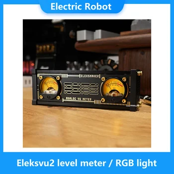 Измерител на нивото на Eleksmaker Eleksvu2, м мембрана и лампа, нивото на светлина RGB, гласова контролер, за корона VU с подсветка