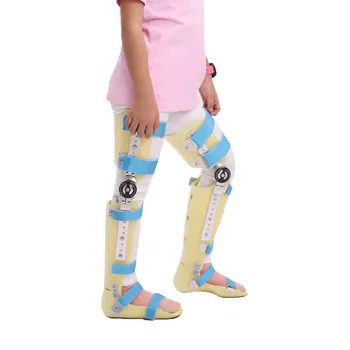 Коляно orthez, който поддържа стабилизатор на ставата, прикрепена скоба за глезените и стъпалата при переломе краката