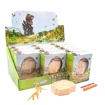 Комплект за разкопки динозаври, детски играчки, модел на скелета на животното, обучение археологическа игра за деца, подарък за момчета