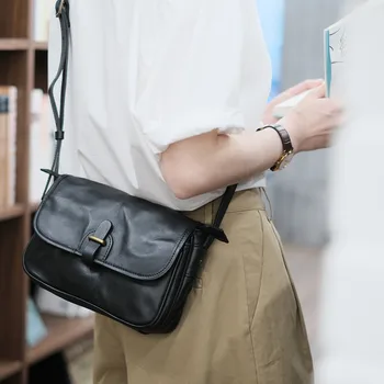 Модерна луксозна дамска чанта за през рамото от естествена кожа-високо качество от естествена мека волска кожа на първия слой, дизайнерска дамска чанта през рамо
