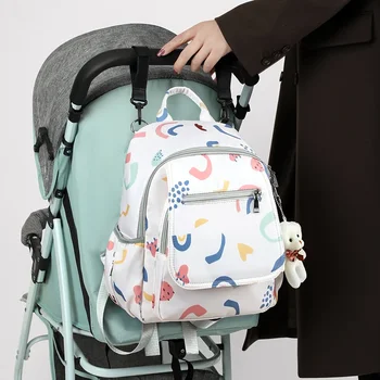 Модерна чанта за майките с голям капацитет, по-лека чанта за бременни, влажна и суха чанта за бременни, изолирана кофа за мляко, чанта за майката и бебето