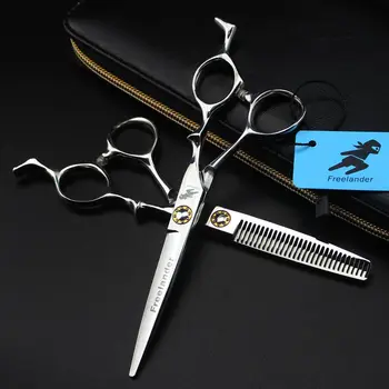 Нови 6-инчов ножици от стомана 440C за подстригване на коса фризьорски салон филировочные ножици, фризьорски ножици,