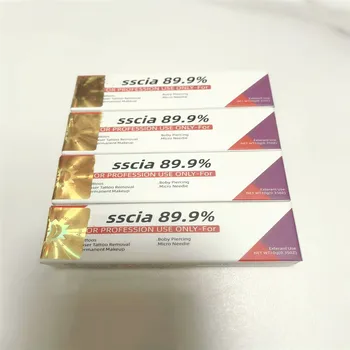 Ново записване, висококачествен крем за татуажа Sscia 89.9%, преди перманентным грим, микроблейдинг на веждите, устните, кожата на тялото, 10 г