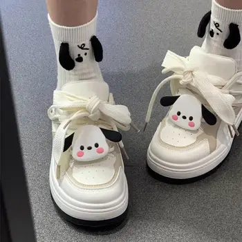 Обувки Sanrio Kawaii Pochacco, дамски летни обувки с хубав модел аниме, дишащи спортни дамски обувки, детски играчки за момичета
