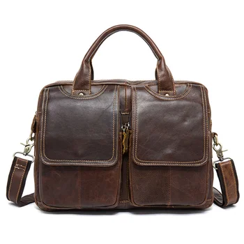 Официален Бизнес Стил Куфарчето Чанта От Естествена Кожа Лесна Ежедневна Работа Чанта-Тоут За Мъже, Мъжки Solft Cwoskin Man Bag
