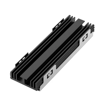 Охлаждаща поставка от алуминиева сплав M. 2 SSD Радиатор топлинни накладки Отвеждане на топлината NGFF PCIE NVME твърди радиатор на твърдия диск