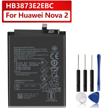 Преносимото Батерия За Huawei Nova 2 Nova2 CAZ-TL00 CAZ-AL10 HB366179ECW Акумулаторна Батерия на Телефона 2950 mah