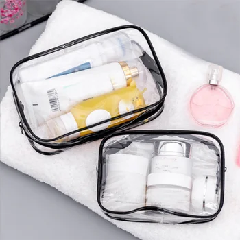 Прозрачната чанта за майките на открито, косметичка, PVC, дамски чанти за памперси на мълния, козметични чанти, козметични чанти, козметични чанти