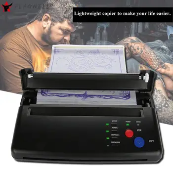 Професия Копирна машина за прехвърляне на татуировки Принтер за рисуване термопринтер за направата на шаблон машина за прехвърляне на татуировки Доставка за Permanet Lighte