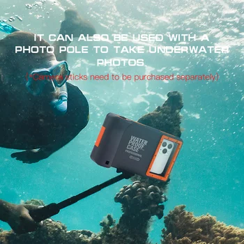 Смартфони Водоустойчив Гмуркане и подводен корпус мобилна камера Глубоководное гмуркане Pro Max Потопяема във вода