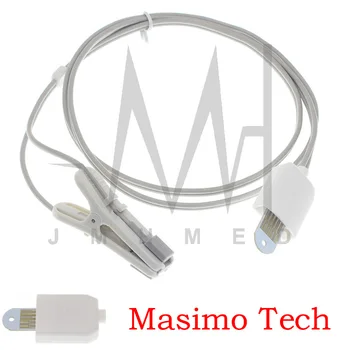 Съвместим с Spo2 сензор на монитора Masimo Rad-8 Рад-5/5 В, 8-пинов кабел за оксиметрия пръста/ухо/челото с дължина 1 м