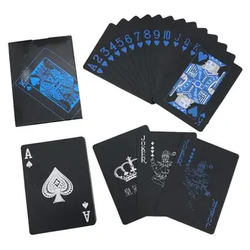 Черна а Карта за игра на Покер Игрална Колода Покер Костюм ПП Magic Водоустойчив Тесте Карти Magic
